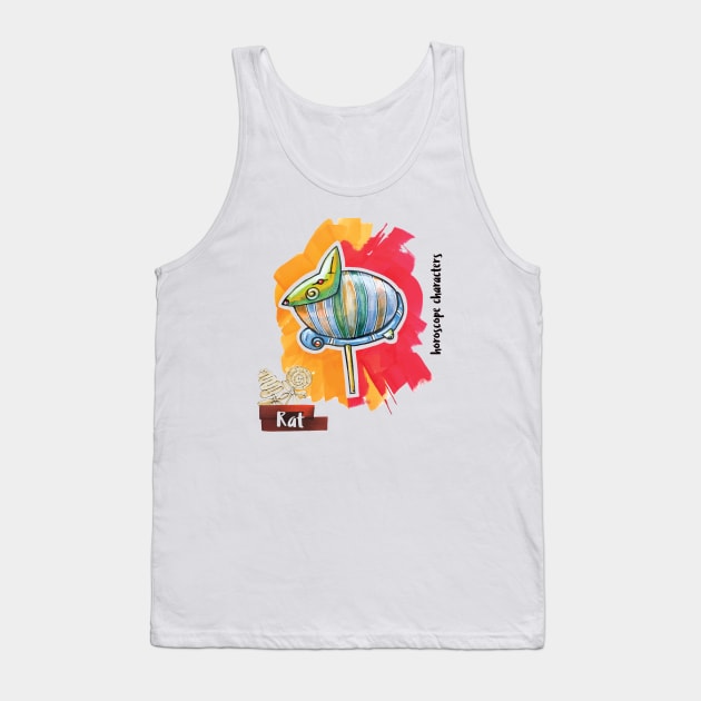 Rat horoscope Tank Top by AriadnaDeRaadt